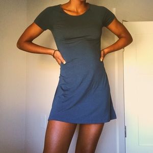Blue t shirt dress